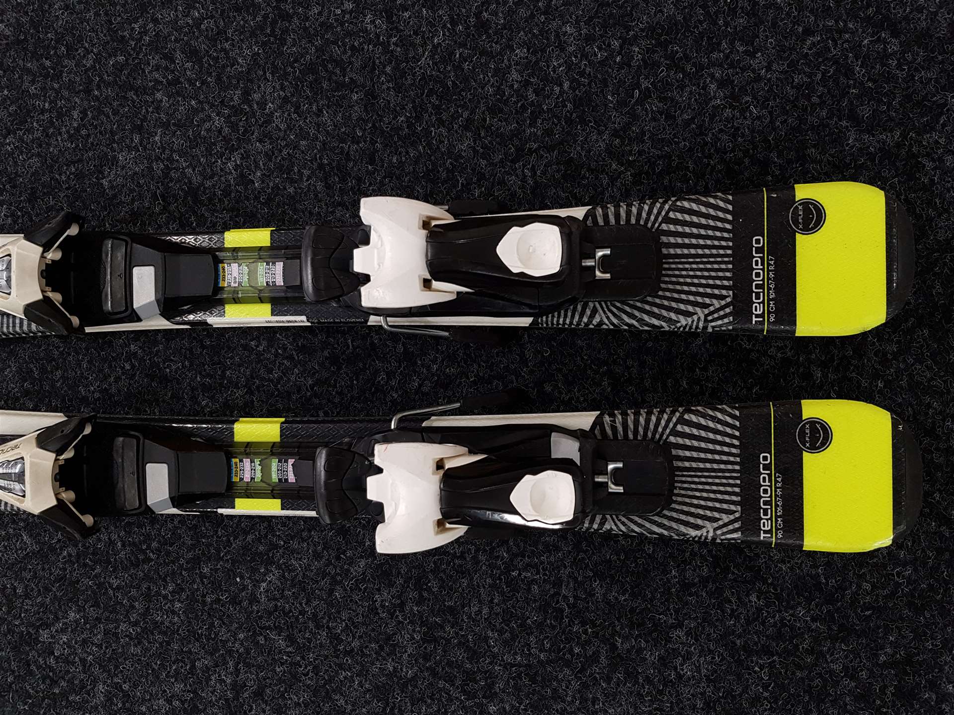 Použité lyže TECNOPRO Team 66 + viazanie Tecnopro TC 4,5