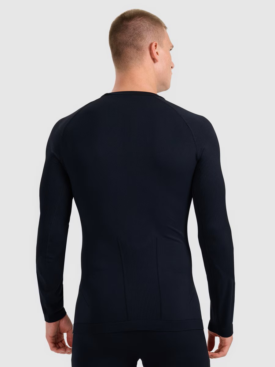 Pánske termoprádlo 4F M233 DEEP BLACK vrchný diel