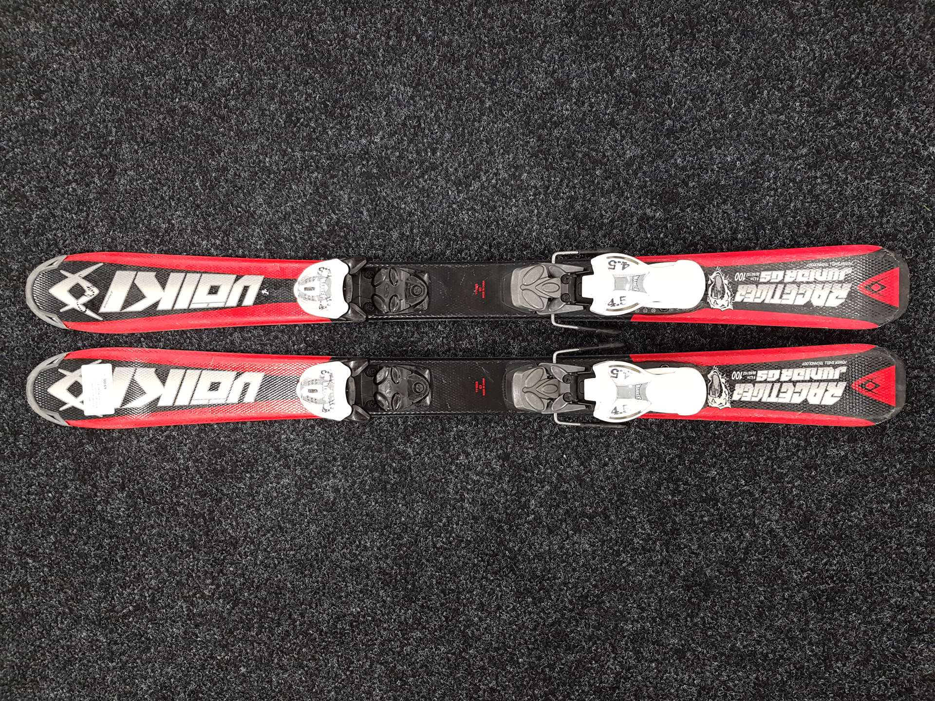Použité lyže VOLKL Racetiger Junior GS +  viazanie Marker 4.5
