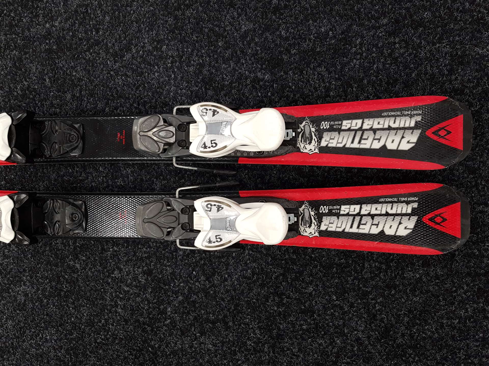 Použité lyže VOLKL Racetiger Junior GS +  viazanie Marker 4.5
