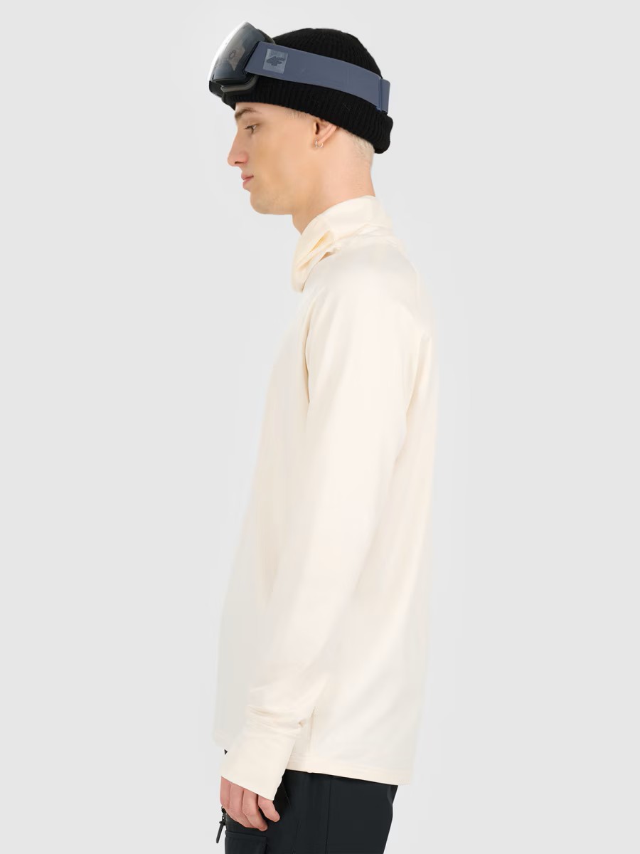 Pánsky funkčný nátelník 4F FOB BRUSHED UNDERWEAR M089 OFF WHITE