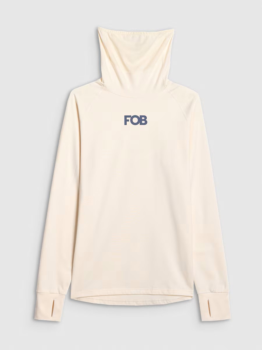 Pánsky funkčný nátelník 4F FOB BRUSHED UNDERWEAR M089 OFF WHITE