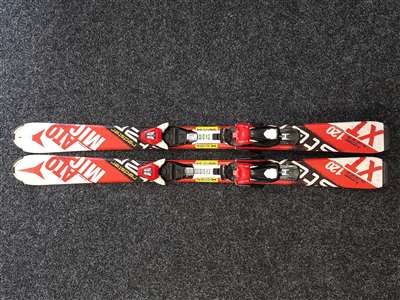 Použité detské lyže ATOMIC Redster XT + viazanie Atomic XTE 045