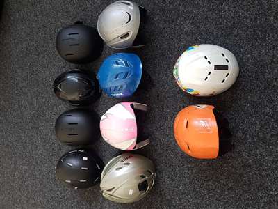 Použité prilby Mix 10 ks (XS-M)
