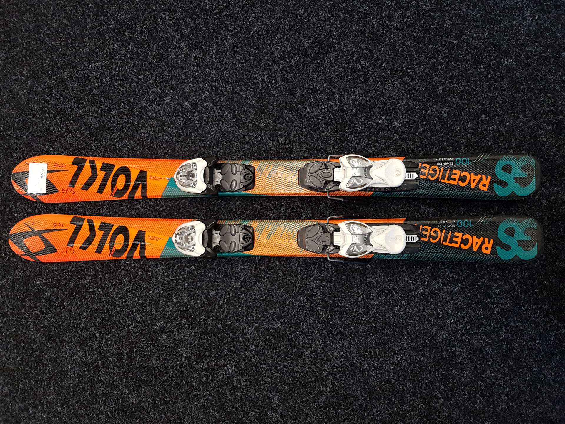 Použité lyže VOLKL Racetiger GS  + viazanie Marker 4,5