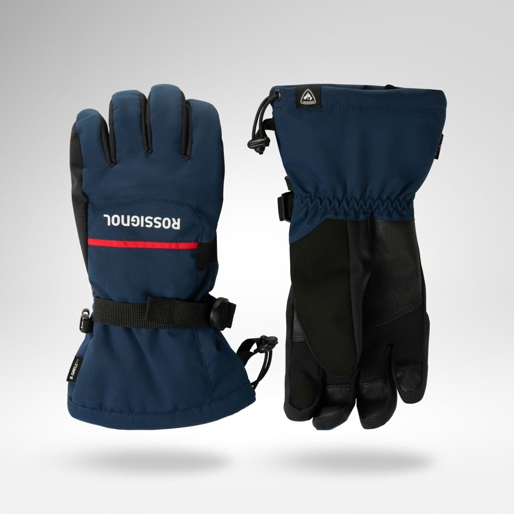Lyžiarske rukavice Rossignol M ACTION SKI GLOVES R-SHELL DR-DARK NAVY