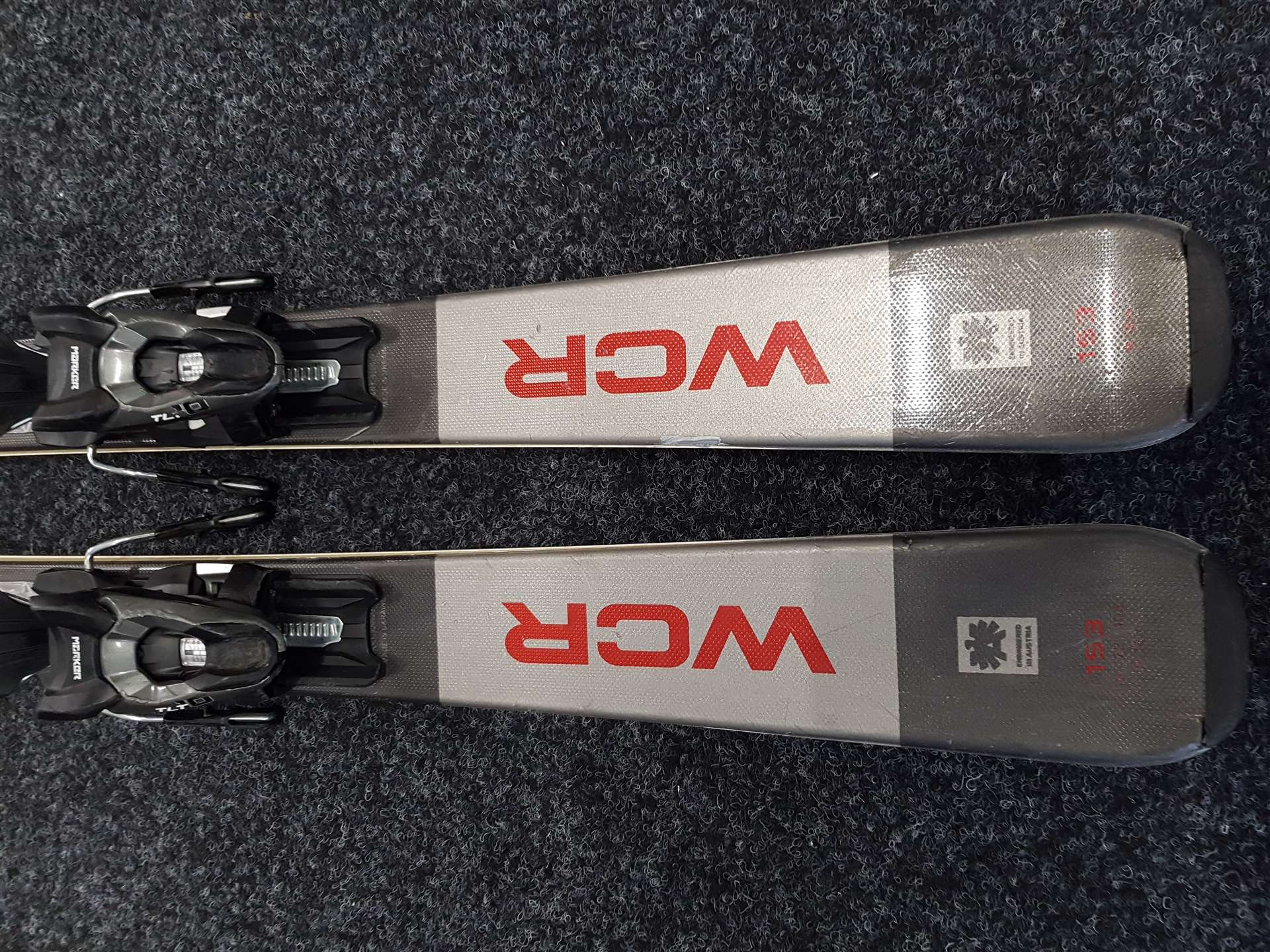Použité lyže BLIZZARD WCR + viazanie Marker TLT 10