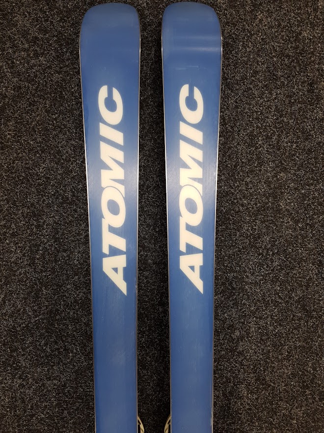 Použité skialpové lyže Atomic MX08 + Diamir FR12 + Použité pásy