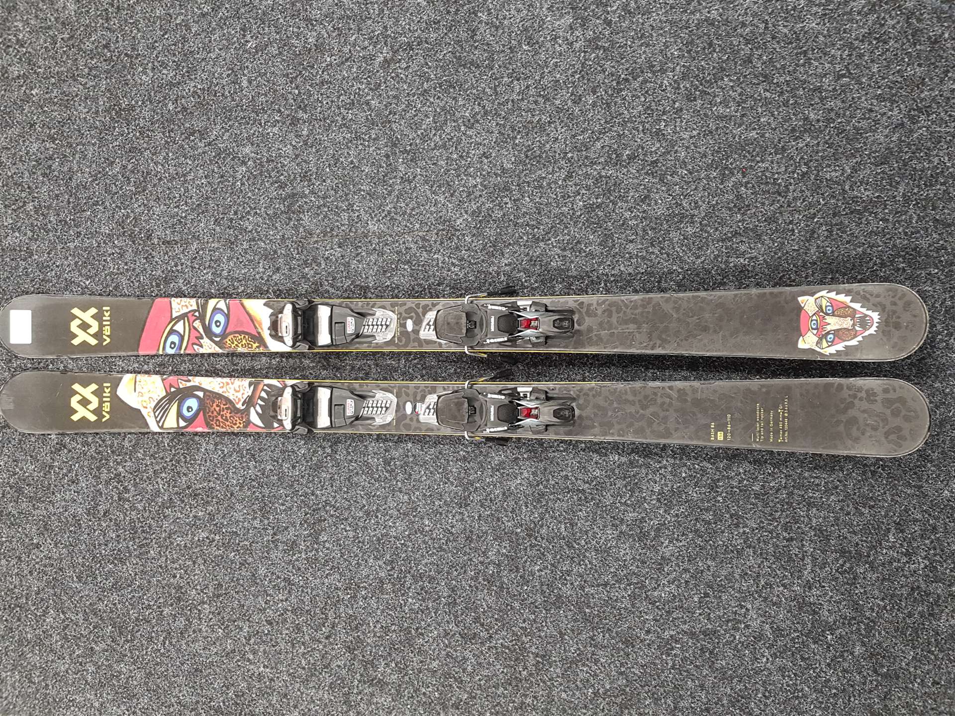 Použité freestyle lyže VOLKL Bash 86 + viazanie Marker Squire 11