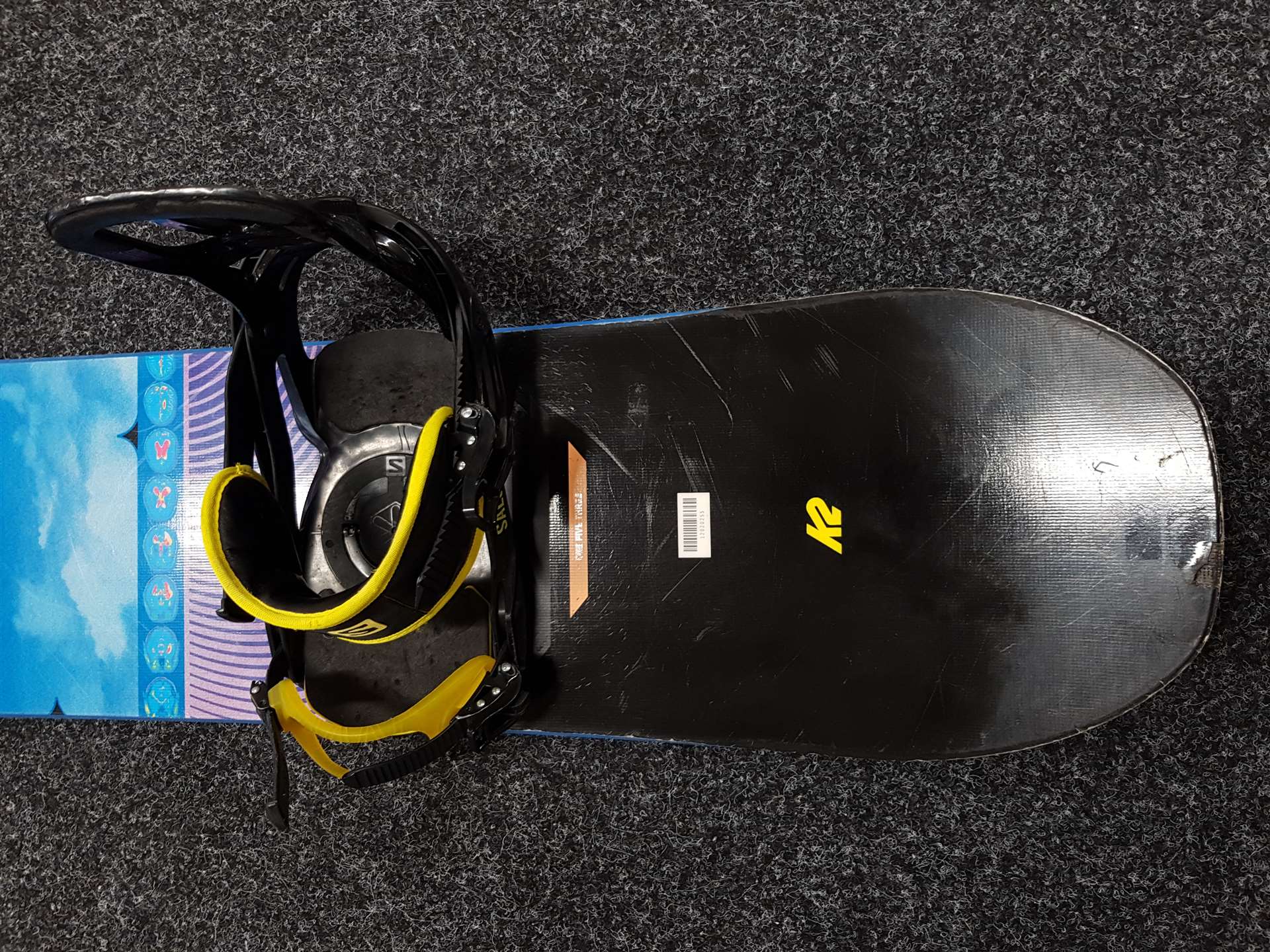Použitý snowboard K2 Broadcast + viazanie Salomon veľkosť L