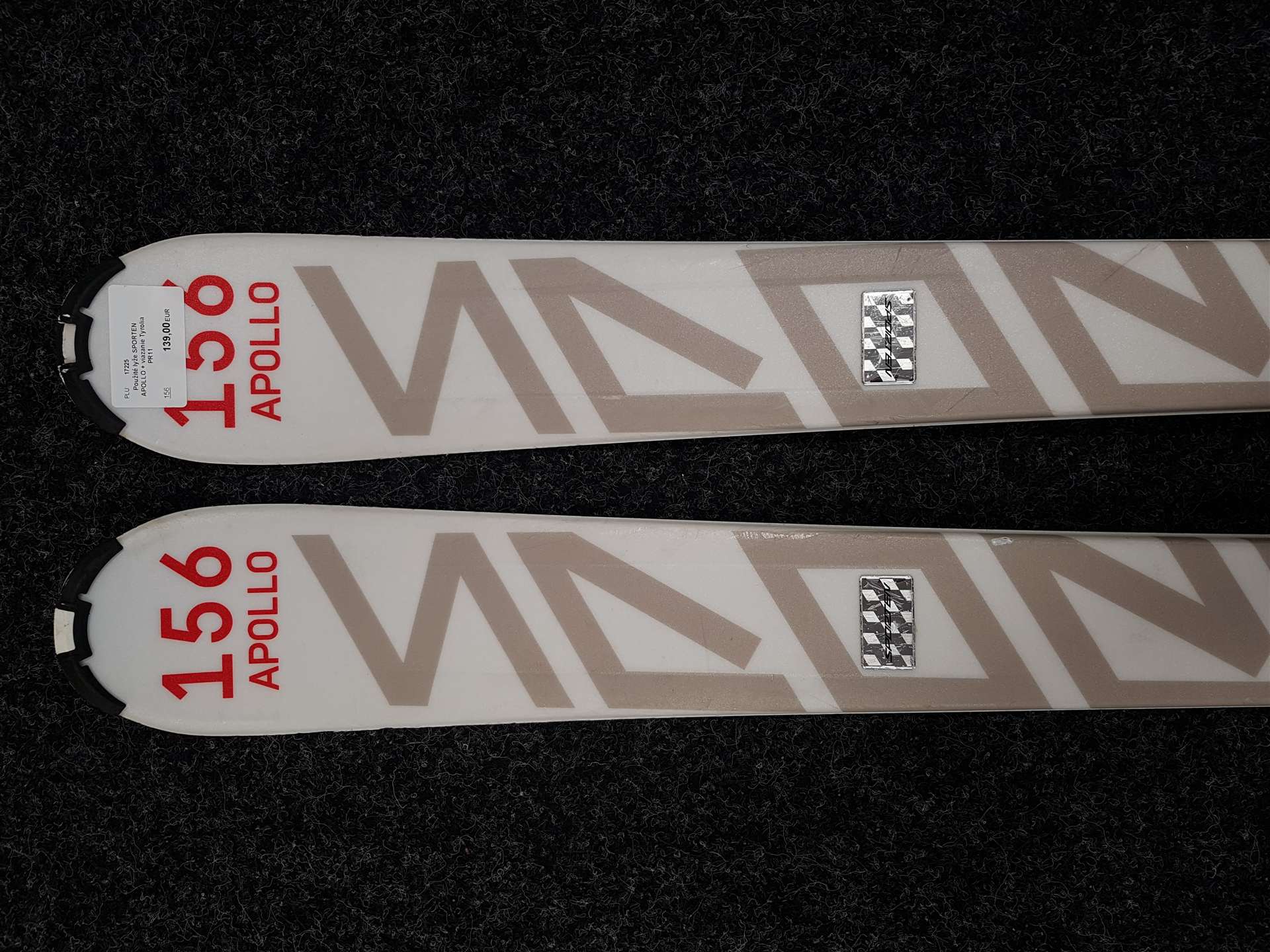Použité lyže SPORTEN APOLLO + viazanie Tyrolia PR11