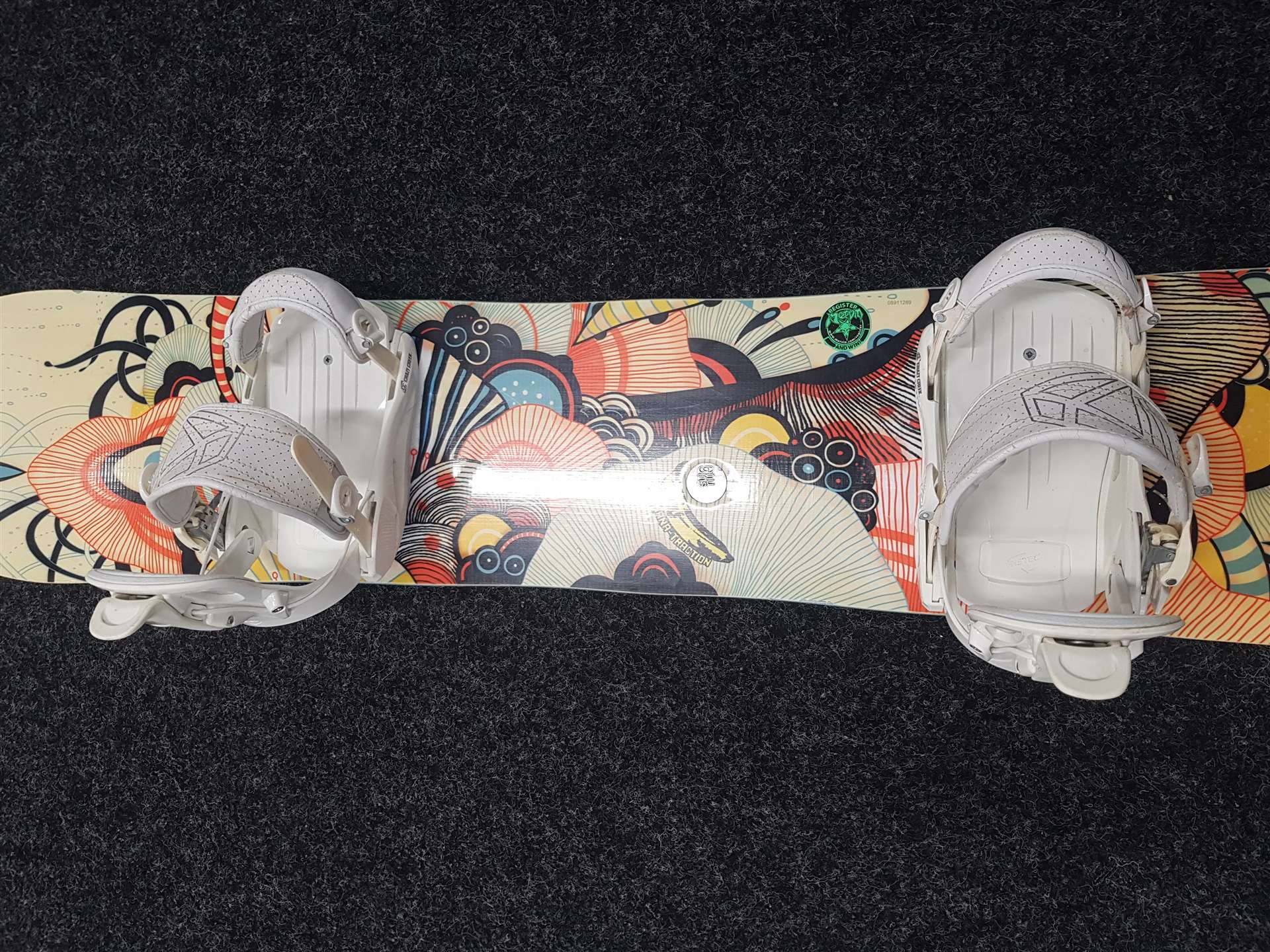 Použitý snowboard GNU B Nice + viazanie Crazy Creek Fast tec veľkosť M/L