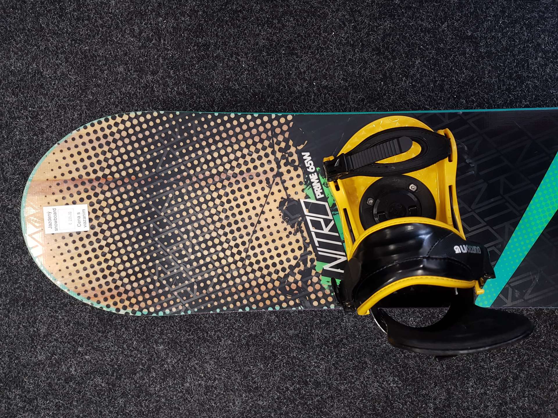 Gebrauchtes Nitro Prime W Snowboard + Burton Bindungen Größe L