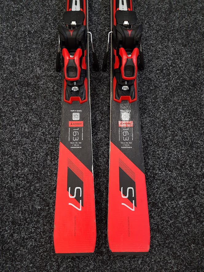 Použité lyže ATOMIC Redster S7  + viazanie Atomic FT 12