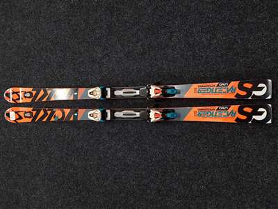 Použité lyže VOLKL Racetiger GS + viazanie Marker 12.0
