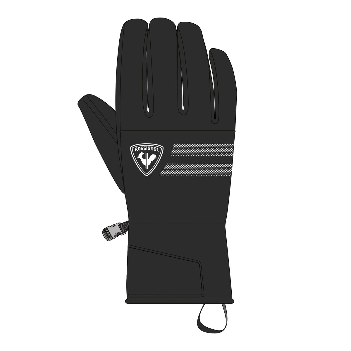 lyžiarske rukavice Rossignol PERF-BLACK