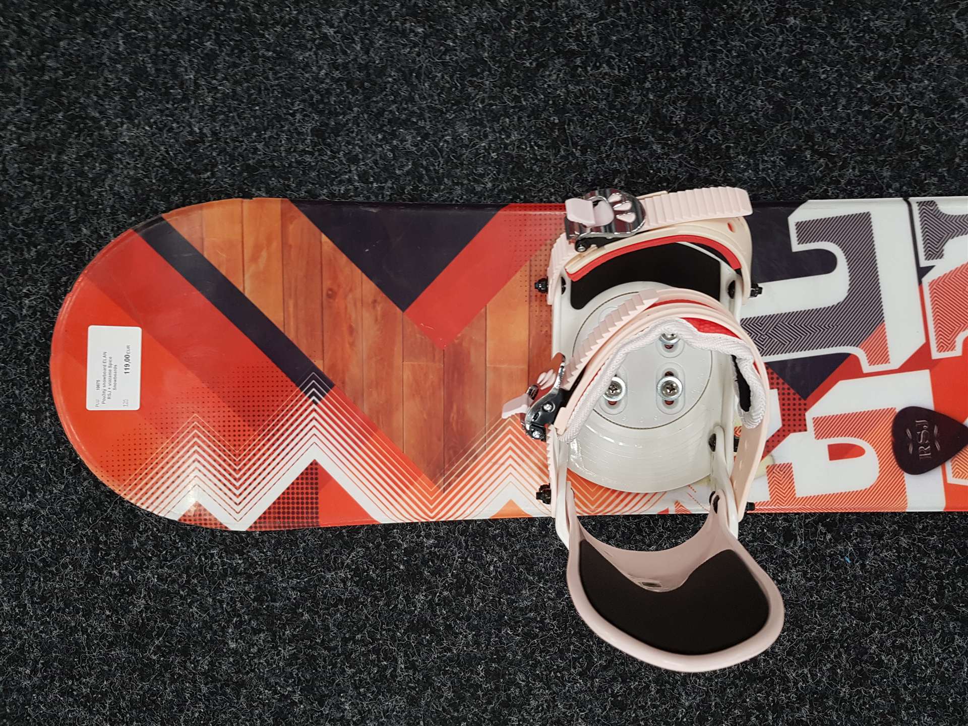 Použitý snowboard ELAN RSJ + nové viazanie Spice Snowboards veľkosť XS/S 