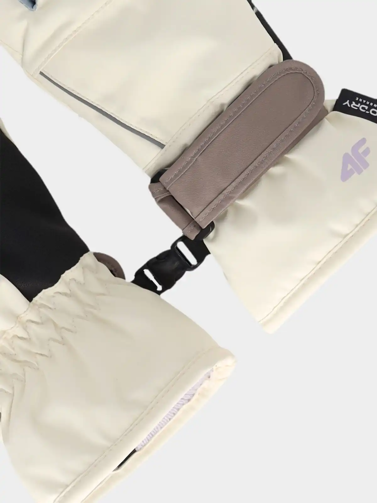 Lyžiarske rukavice 4F GLOVES FNK U200 CREME