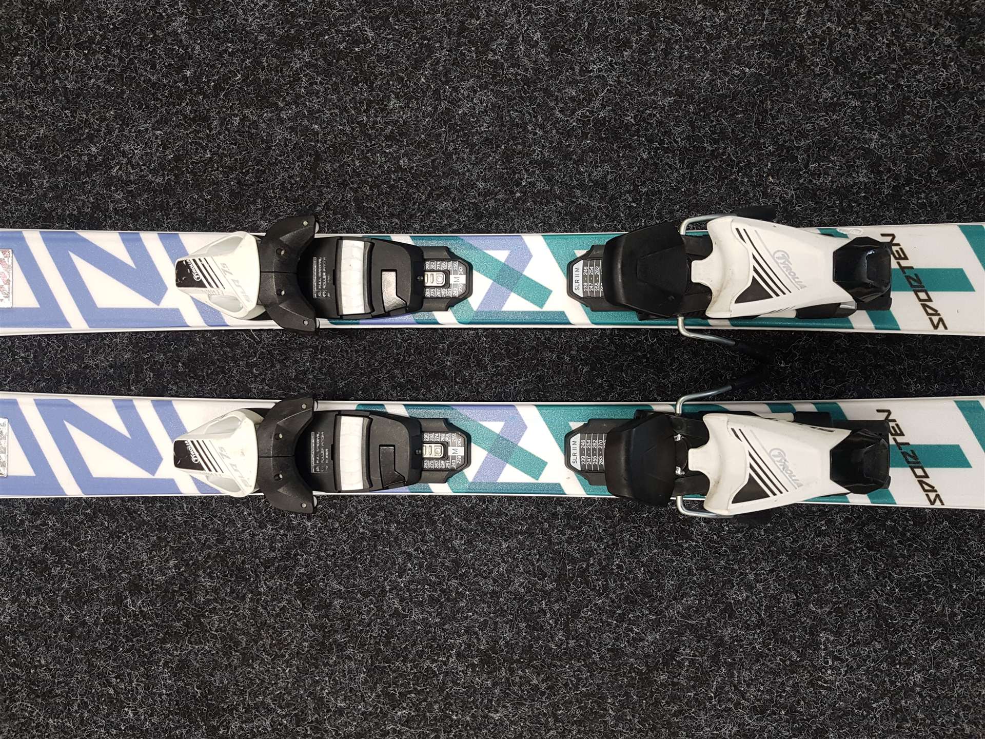 Použité detské lyže SPORTEN Street + viazanie Tyrolia SLR 7.5