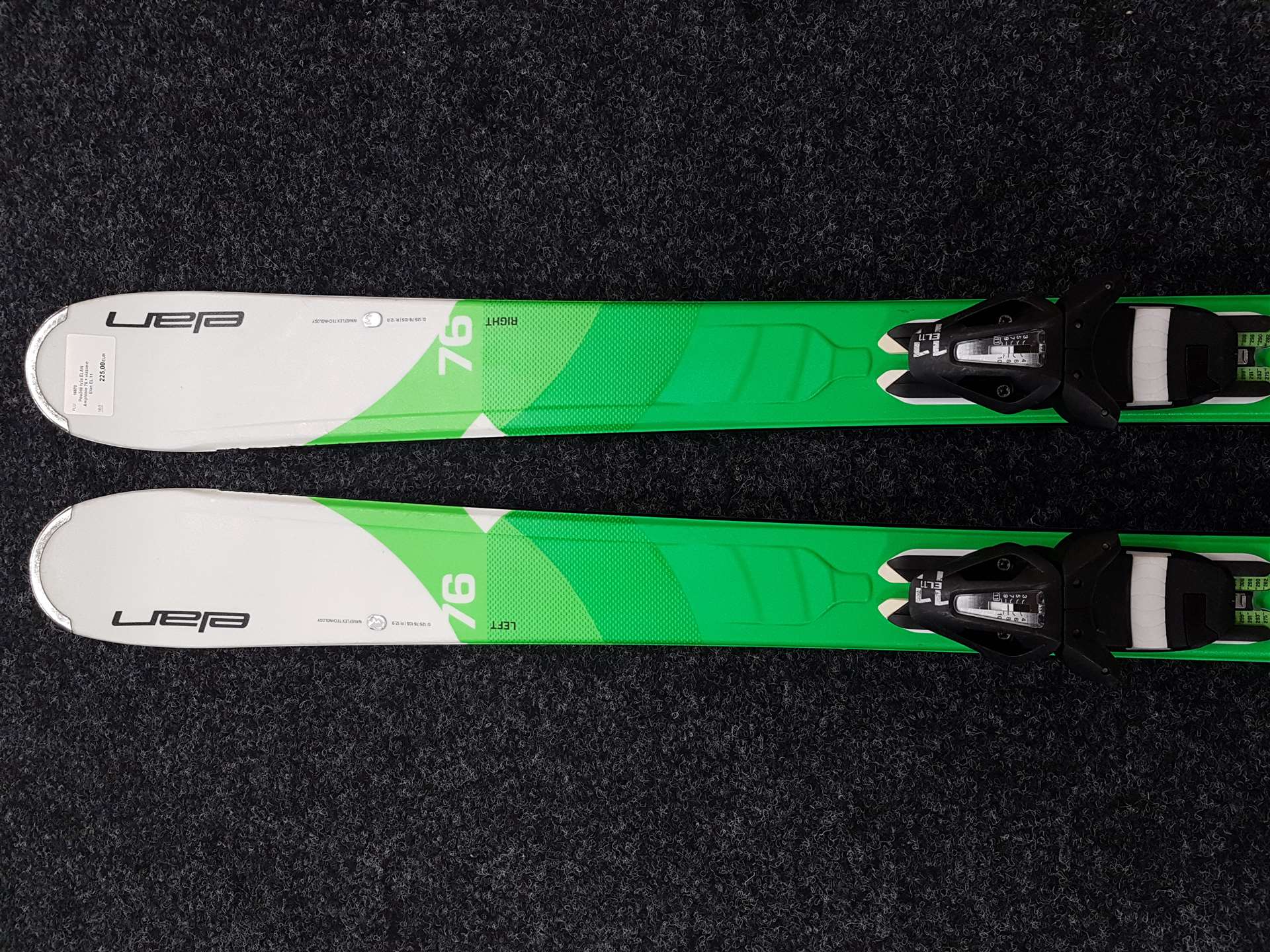 Použité lyže ELAN Amphibio 76 + viazanie Elan EL 11