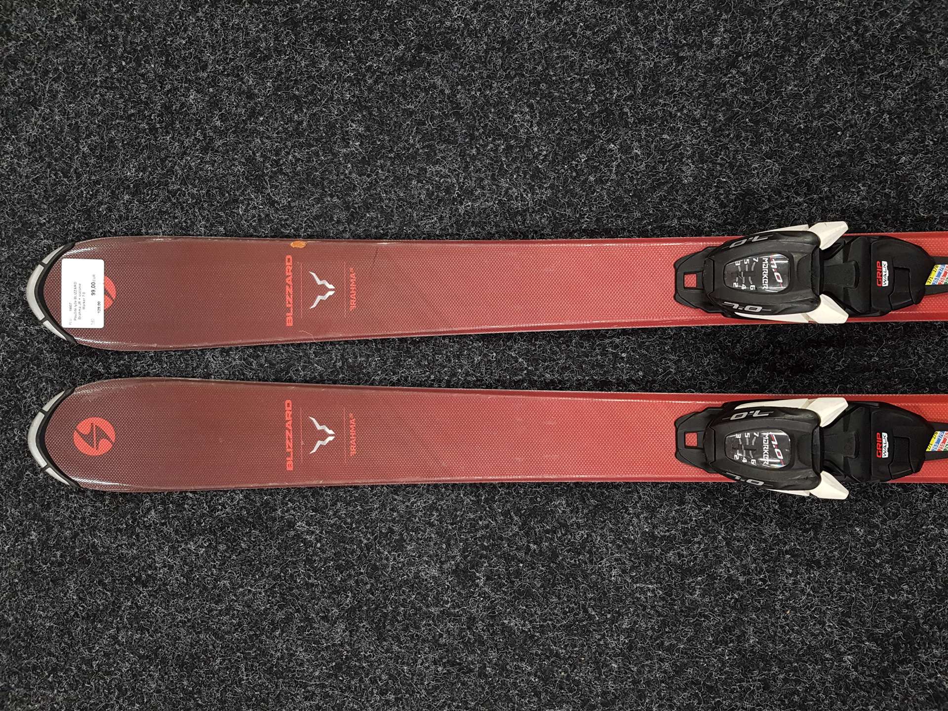 Použité lyže BLIZZARD Brahma JR + viazanie Marker 7.0