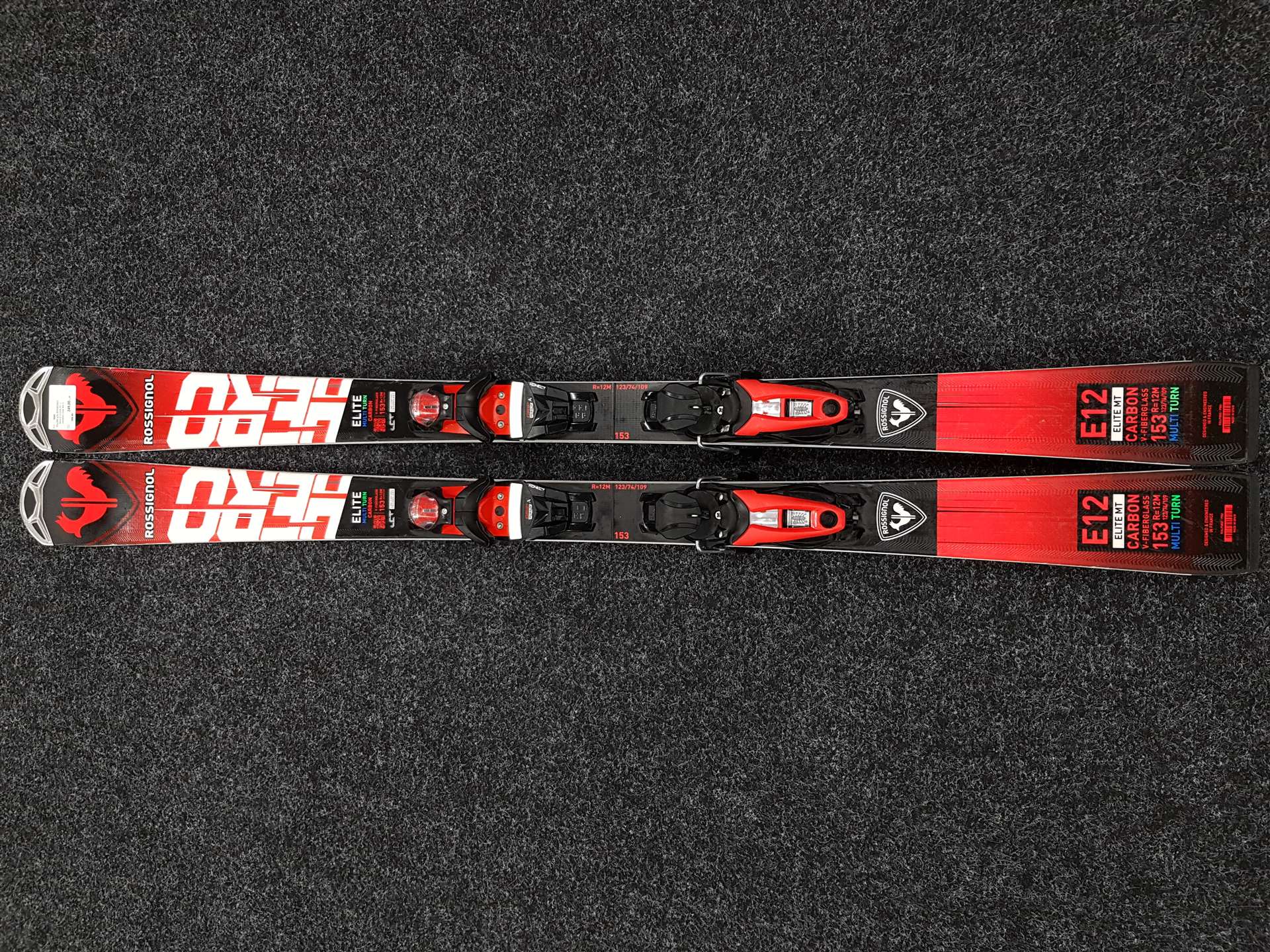 Použité lyže ROSSIGNOL Hero E12 Elite MT + viazanie Look NX12