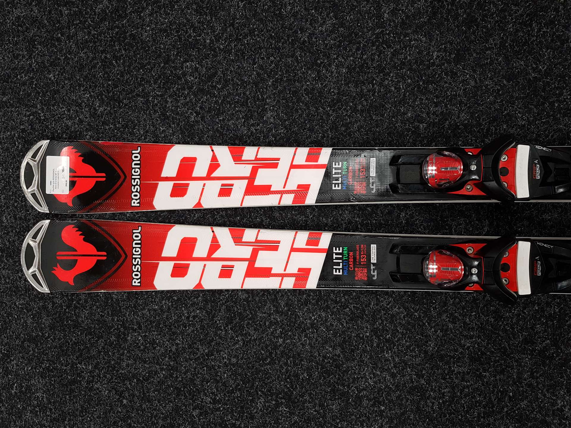 Použité lyže ROSSIGNOL Hero E12 Elite MT + viazanie Look NX12