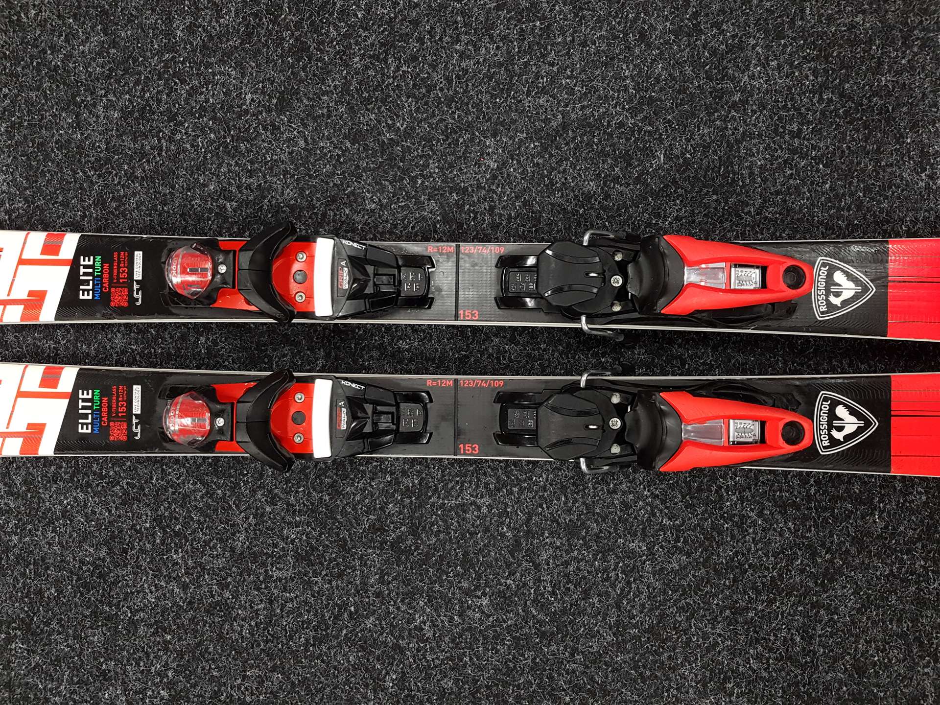 Použité lyže ROSSIGNOL Hero E12 Elite MT + viazanie Look NX12