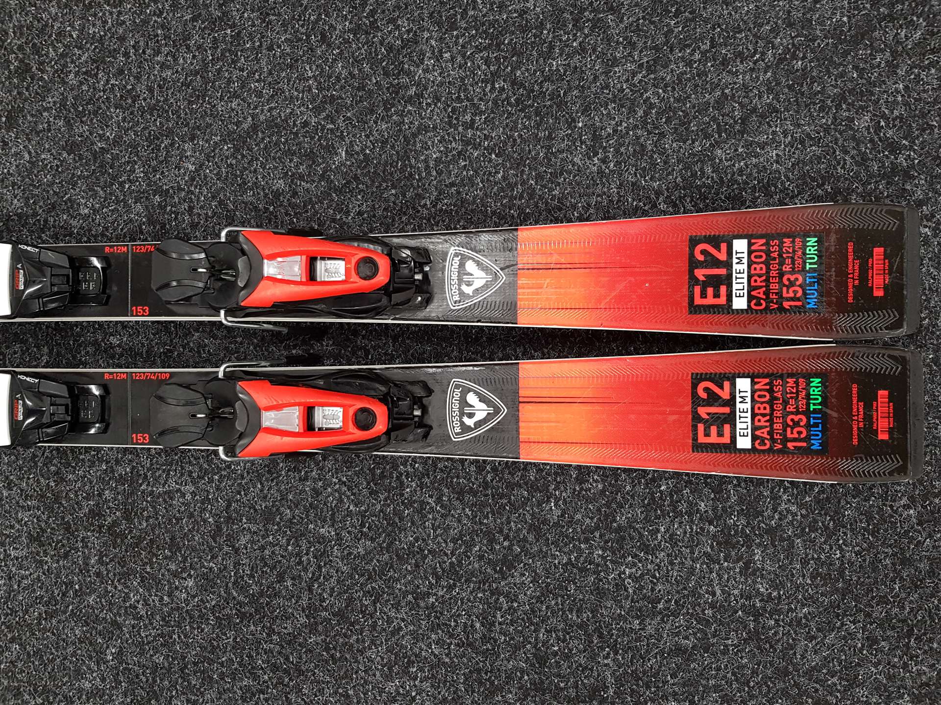 Použité lyže ROSSIGNOL Hero E12 Elite MT + viazanie Look NX12