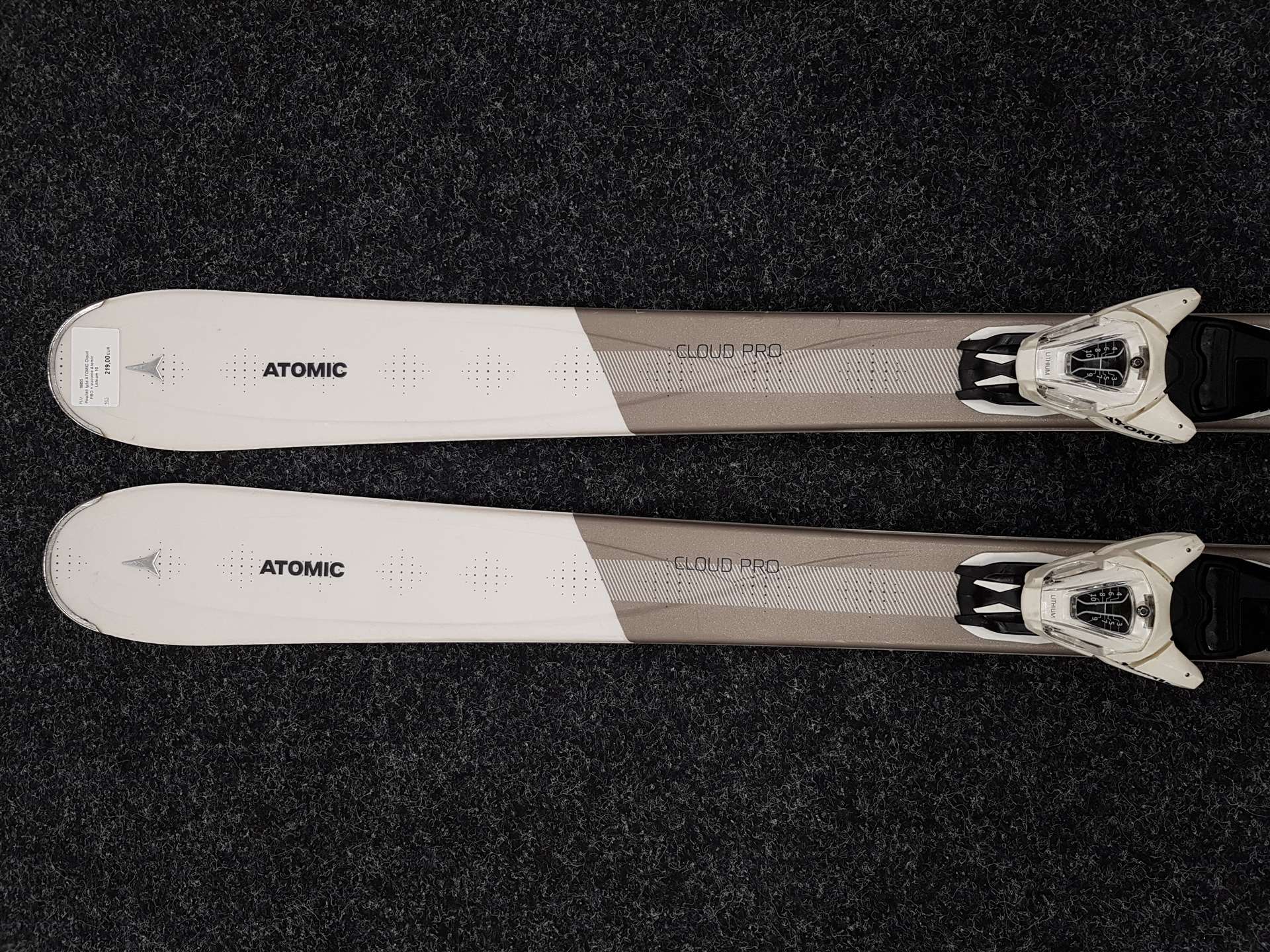 Použité lyže ATOMIC Cloud PRO + viazanie Atomic Lithium 10