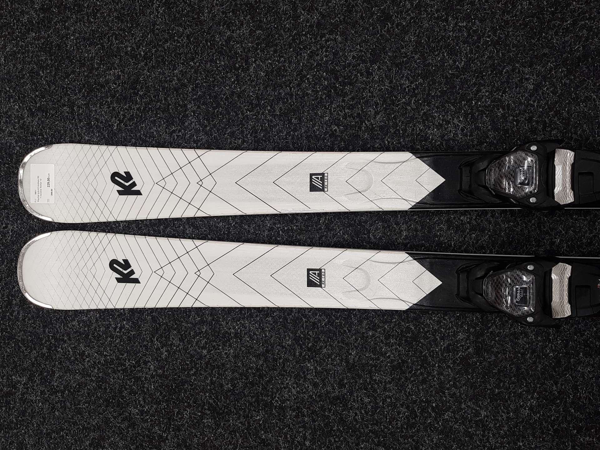 Použité lyže K2 Anthem RX + viazanie Marker 10