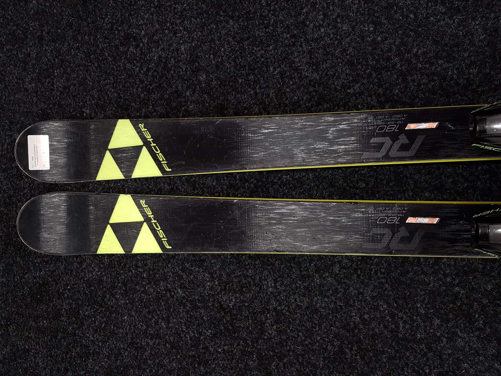 Použité lyže FISCHER RC4 + viazanie Fischer Z13