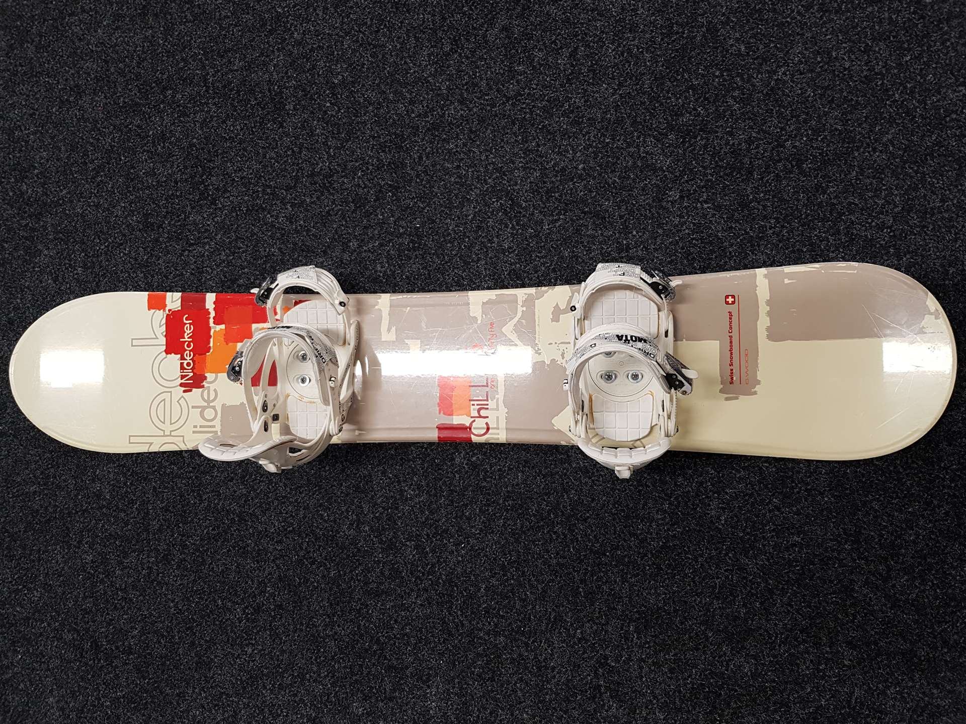 Použitý snowboard Nidecker Chill+ viazanie Mota veľkosť M