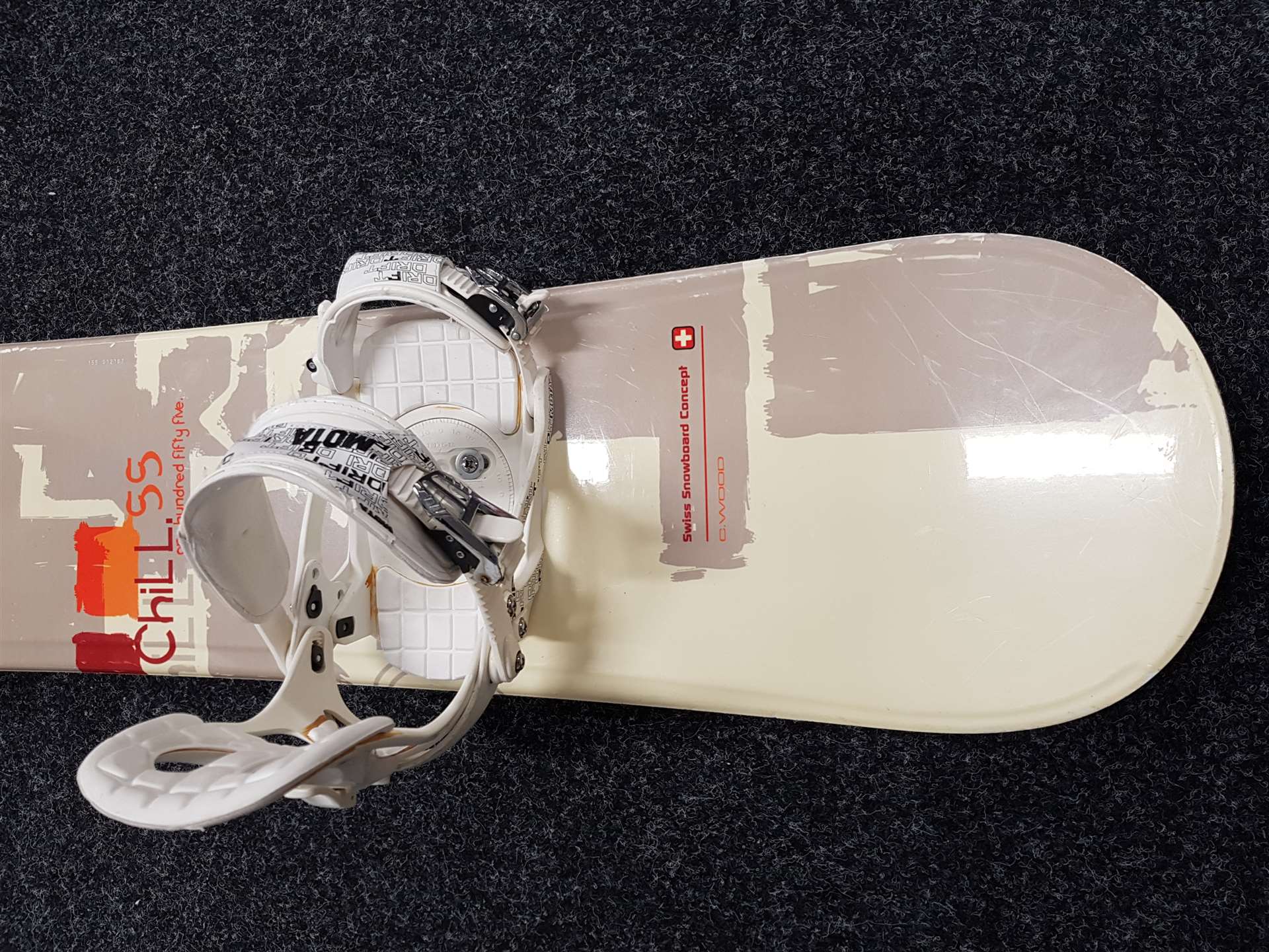 Použitý snowboard Nidecker Chill+ viazanie Mota veľkosť M