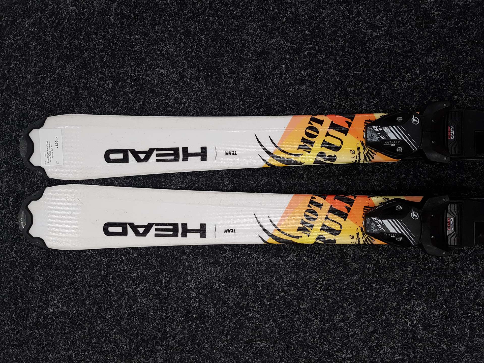 Použité lyže HEAD Team Mothl Rules + viazanie Tyrolia SLR 7.5
