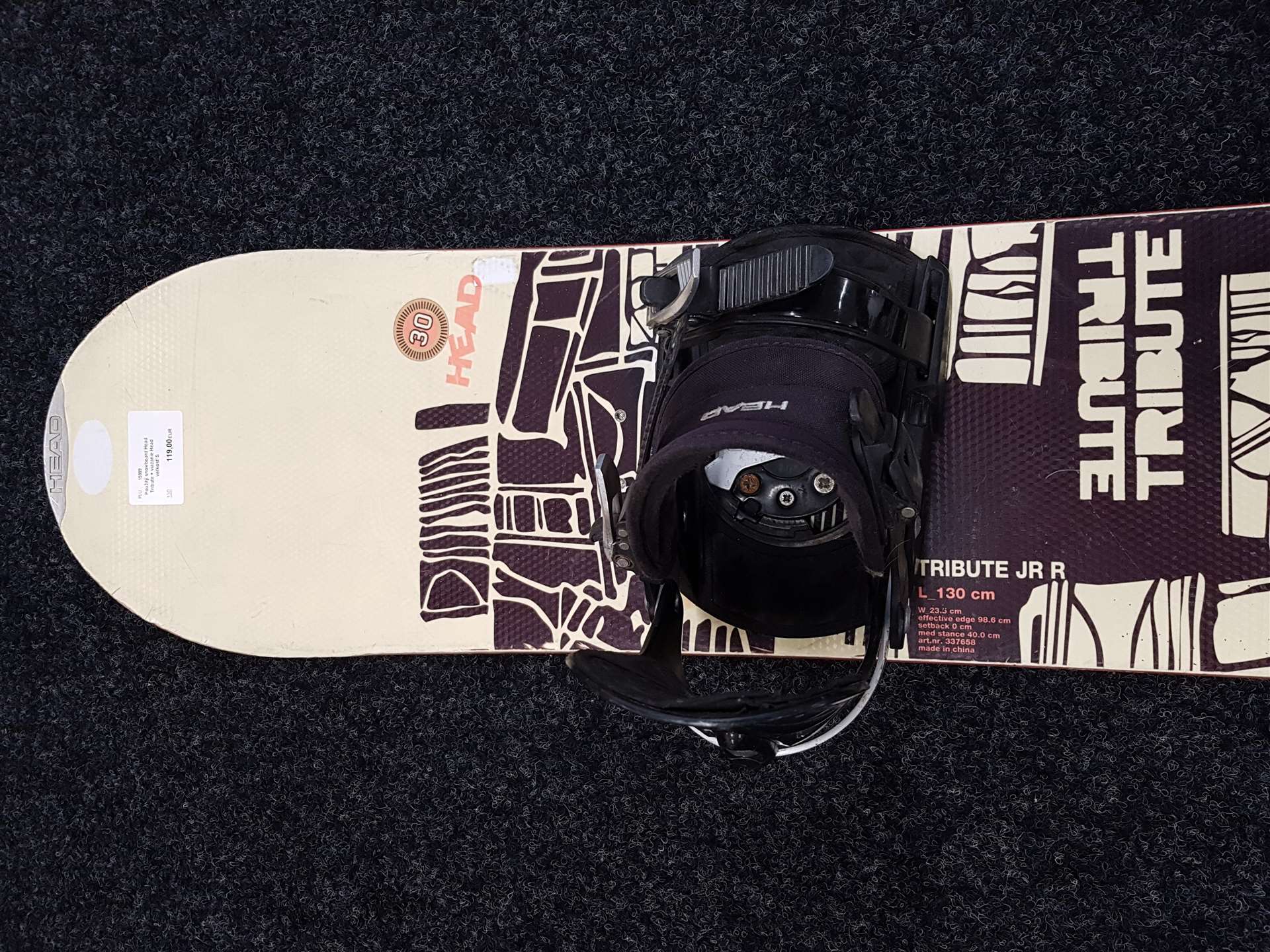 Použitý snowboard Head Tribute + viazanie Head veľkosť S