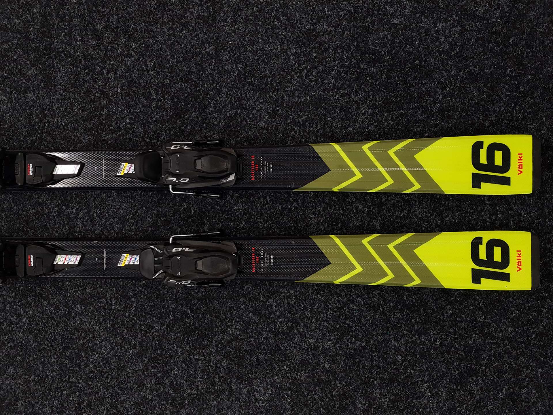 Použité lyže VOLKL Race Tiger + viazanie Marker 7.0