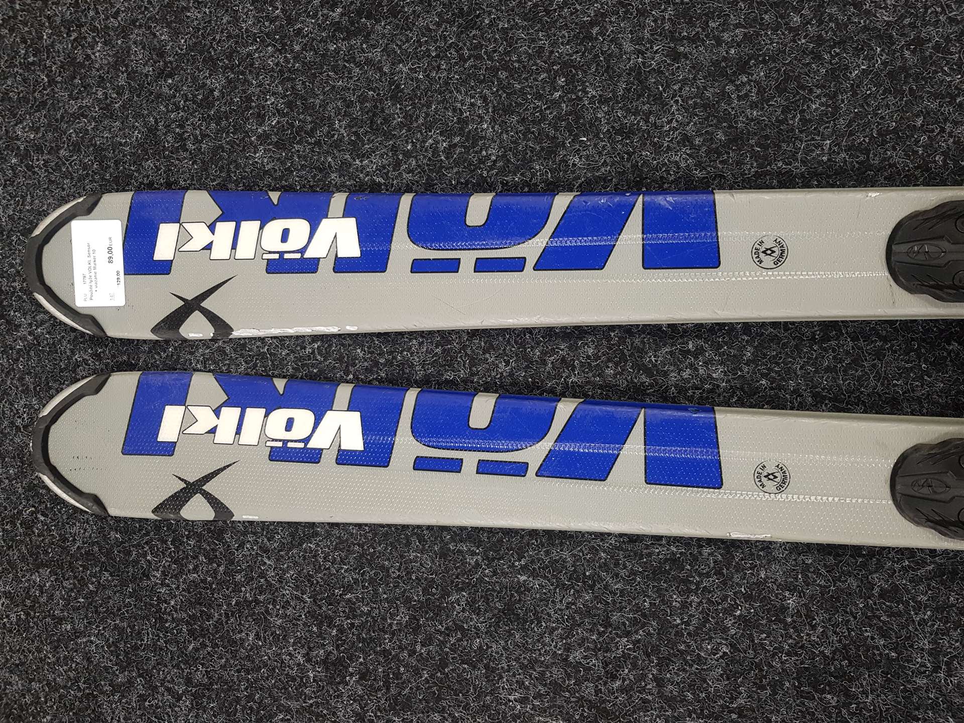 Použité lyže VOLKL Sensor + viazanie Marker 10