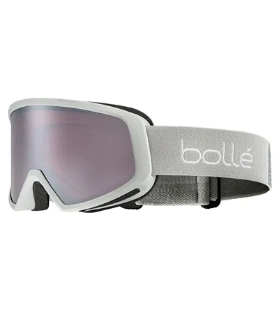 Lyžiarske okuliare Bollé BEDROCK PLUS Lightest Grey Matte - Vermillon Gun Cat 2
