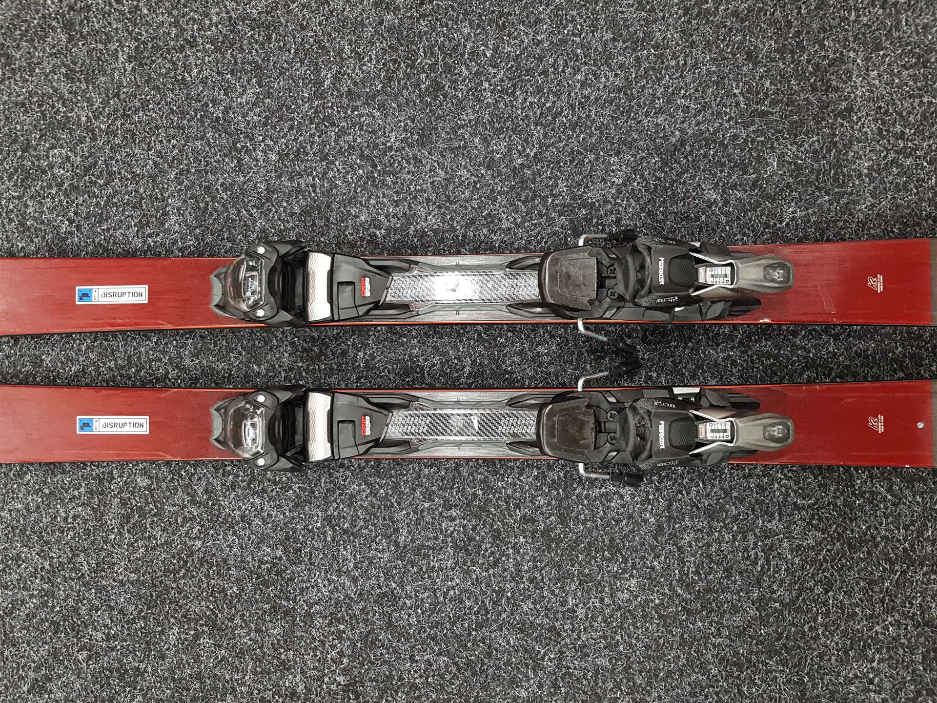 Použité lyže K2 Disruption MTi W + viazanie Marker ERC 11.0 TCx