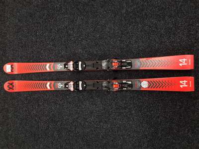 Použité lyže VOLKL Racetiger GS World Cup  + viazanie Marker Comp Race 12