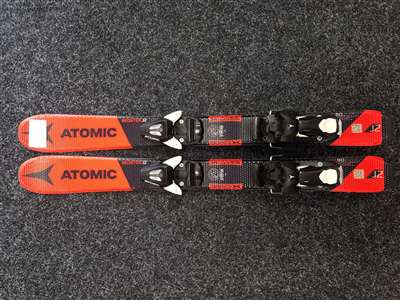 Použité detské lyže ATOMIC Redster J2 + viazanie Atomic C5
