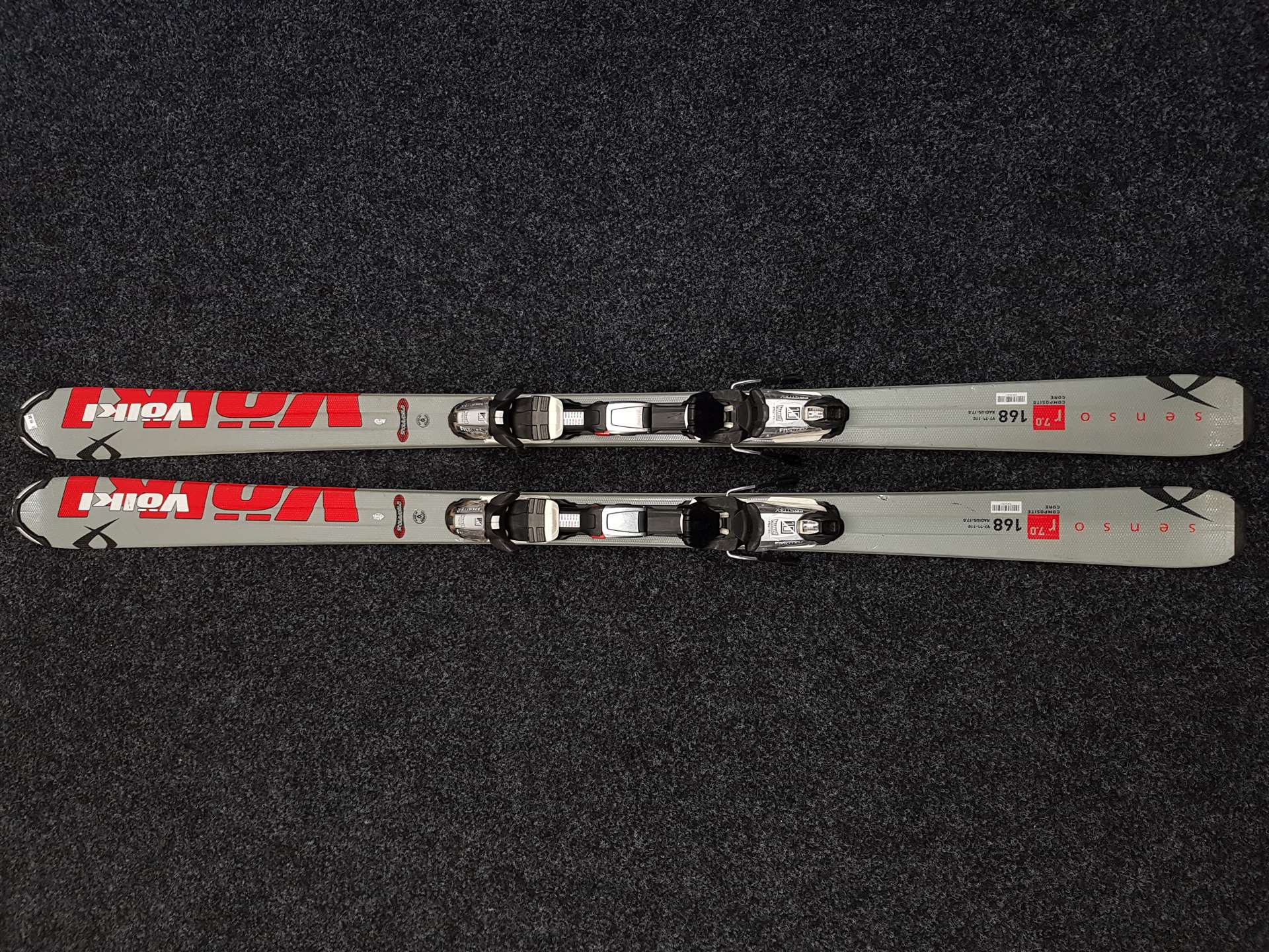 Použité lyže VOLKL Senso  + viazanie Marker FFL Trak 10