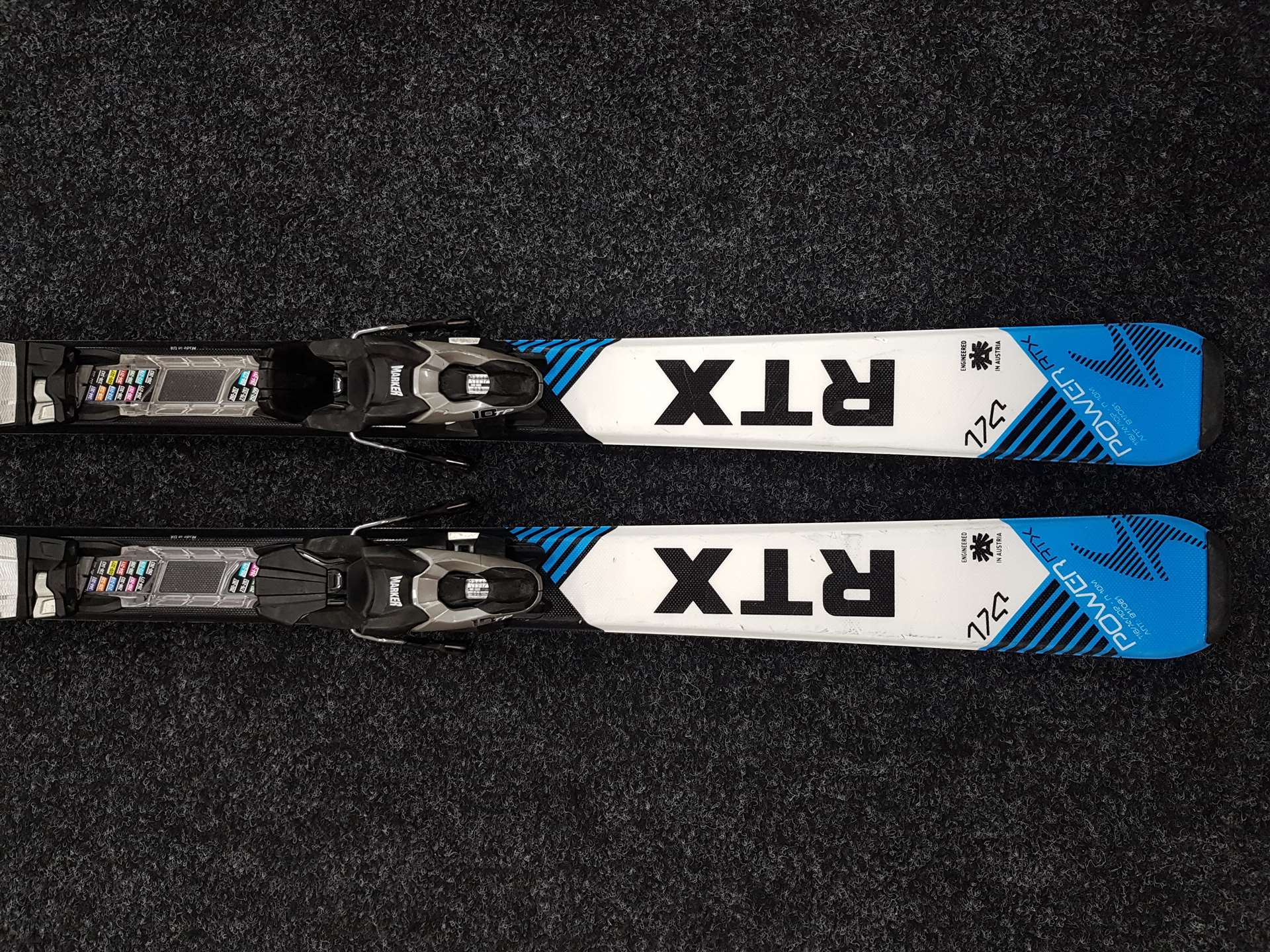 Použité lyže BLIZZARD RTX Power + viazanie Marker TP 10
