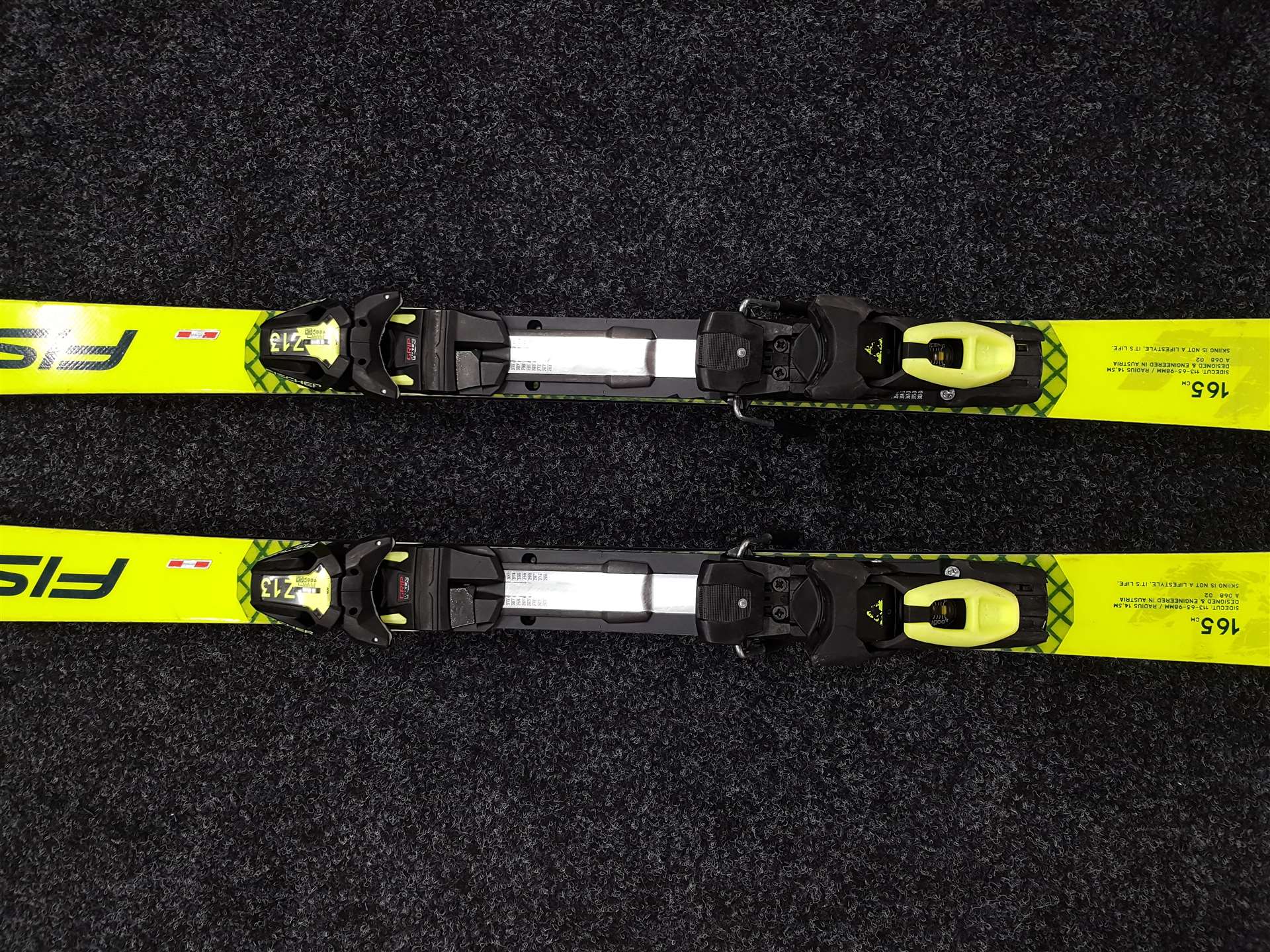 Použité lyže FISCHER RC 4 CT + viazanie Fischer Z13
