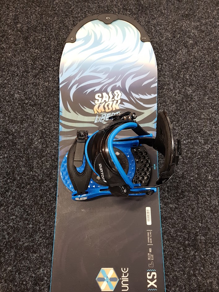 Použitý snowboard SALOMON Liberty + viazanie Burton veľkosť S