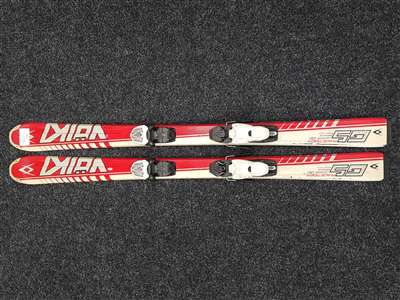 Použité detské lyže VOLKL Racetiger GS Junior + viazanie Marker 4.5
