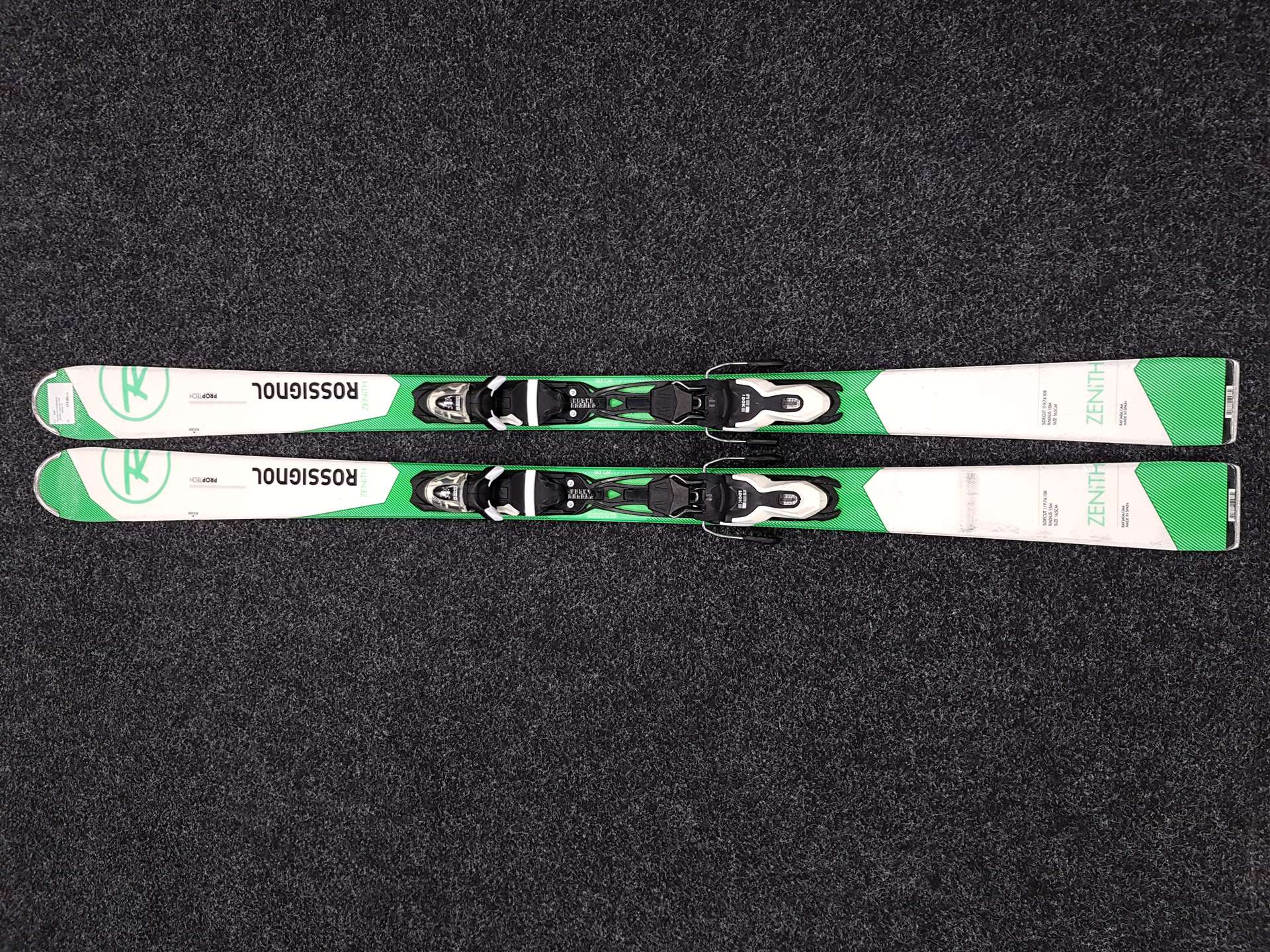 Použité lyže ROSSIGNOL Zenith + viazanie Look Xpress 10