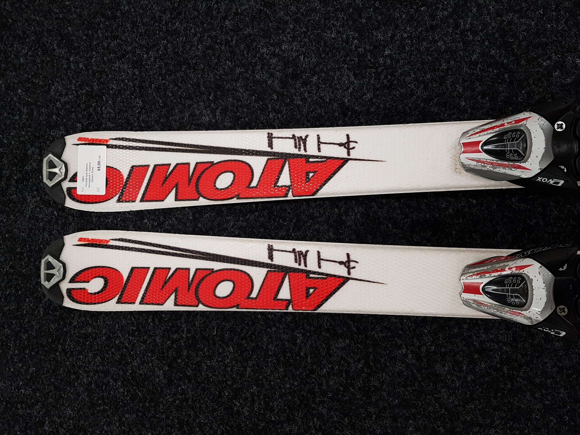 Použité lyže Atomic Aerospeed + viazanie Atomic Evox