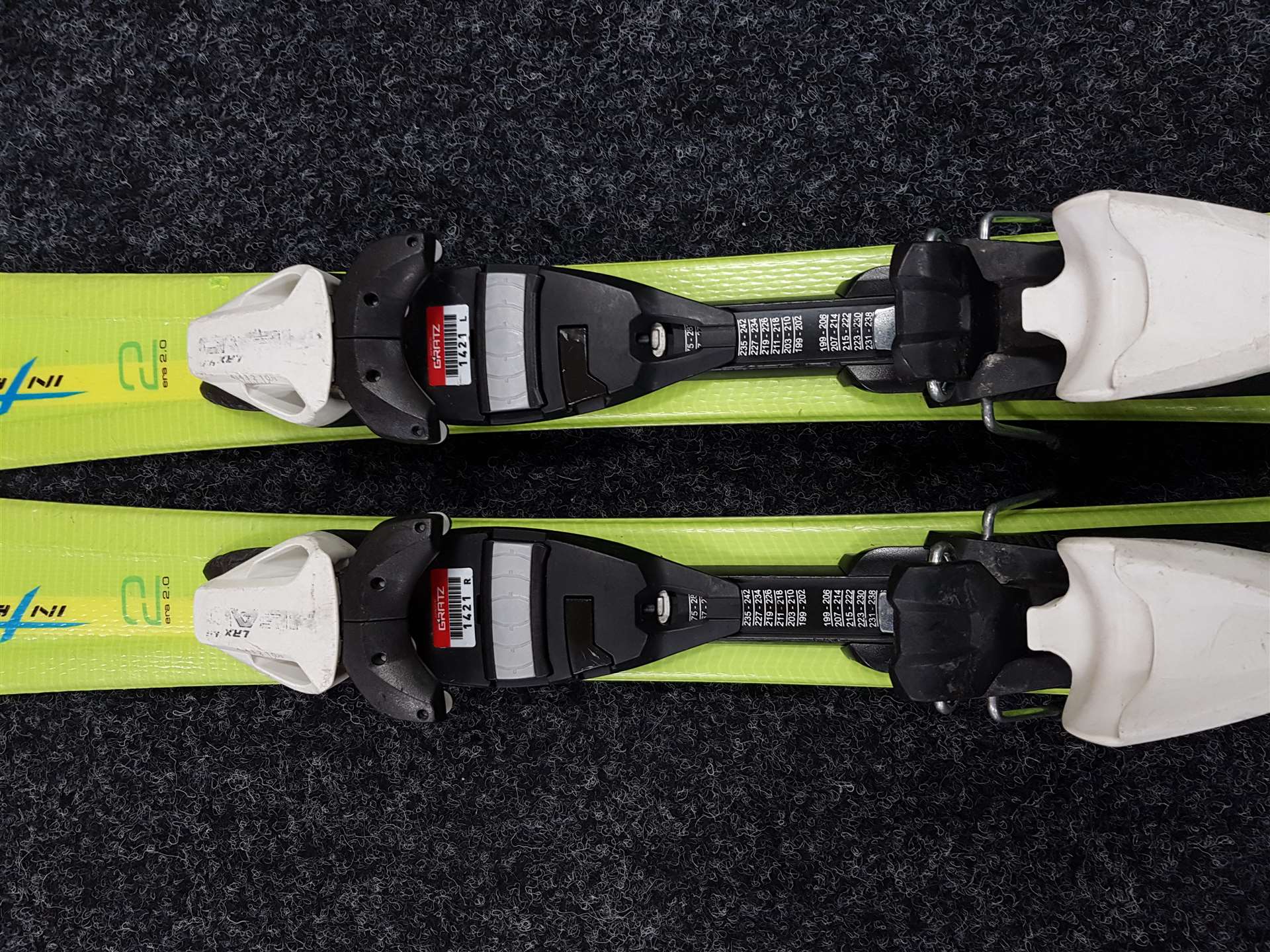 Použité lyže HEAD Era 2,0  + viazanie Head LRX 4,5